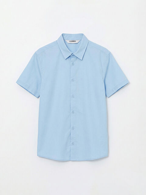 LCW ECO Kısa Kollu Erkek Çocuk Gömlek - S6G028Z4-YX3