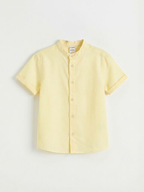 LC WAIKIKI Kısa Kollu Erkek Çocuk Gömlek - S6G030Z1-VB4