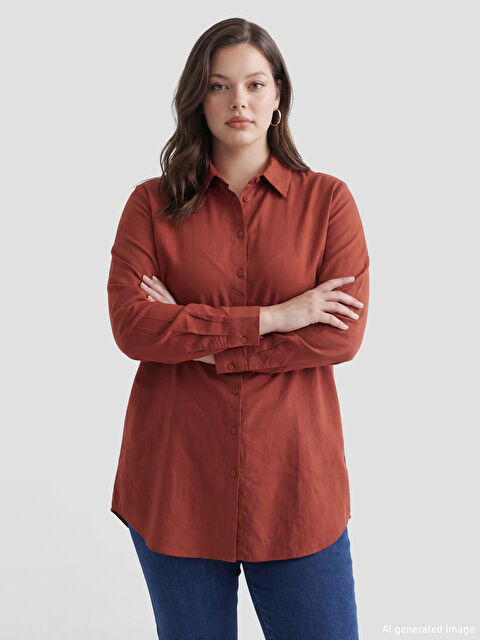 LCW EVERYDAY Women's Regular Fit Shirt Tunic - S6G076Z8-1Y6