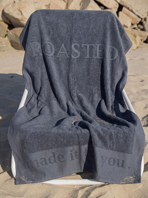 LCW ACCESSORIES Baskılı Pamuklu Erkek Plaj Havlusu 