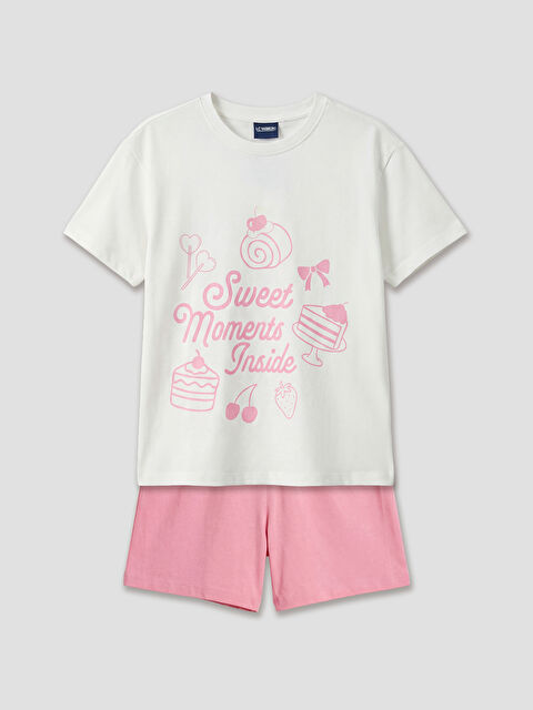 LCW Kids طقم بيجاما قصير للبنات