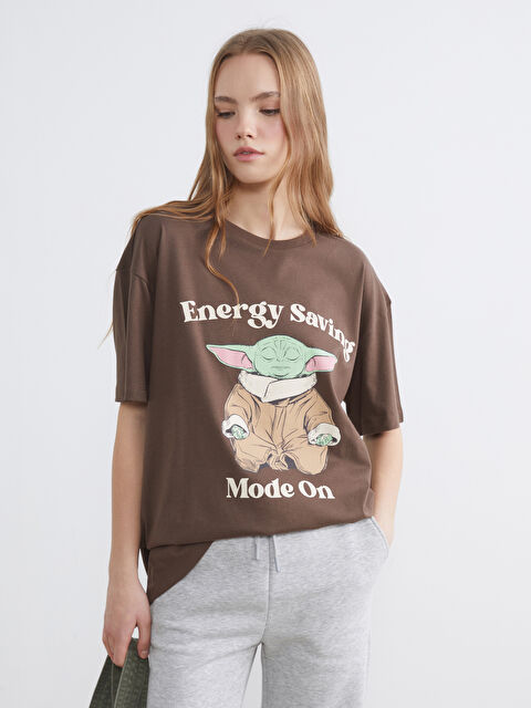 XSIDE the mandalorian принтті әйелдер футболкасы