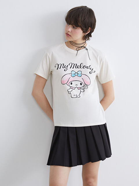 XSIDE Crew Neck My Melody Printed Women's T-Shirt