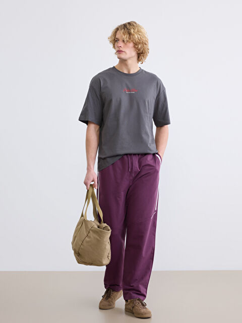 XSIDE Loose Fit Baskılı Erkek Eşofman Altı - S6G316Z8-HJW