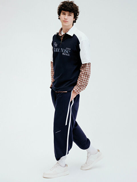 XSIDE Loose Fit Baskılı Erkek Eşofman Altı - S6G316Z8-RFD