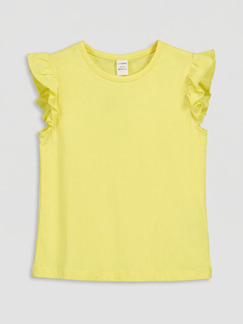 LCW Kids Girl YELLOW Tank Top - S6G379Z1-DR8
