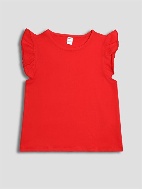 LCW Kids Girl RED Tank Top - S6G379Z1-HNK