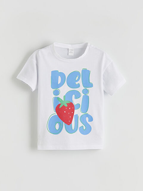 LCW ECO Baskılı Kız Çocuk Tişört - S6G385Z1-ZUY