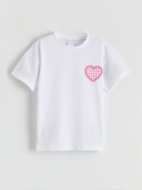 LCW ECO Baskılı Kız Çocuk Tişört - S6G386Z1-ZUX