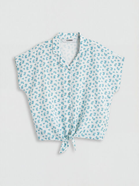 LCW Kids Çiçekli Kız Çocuk Gömlek - S6G423Z4-LRQ