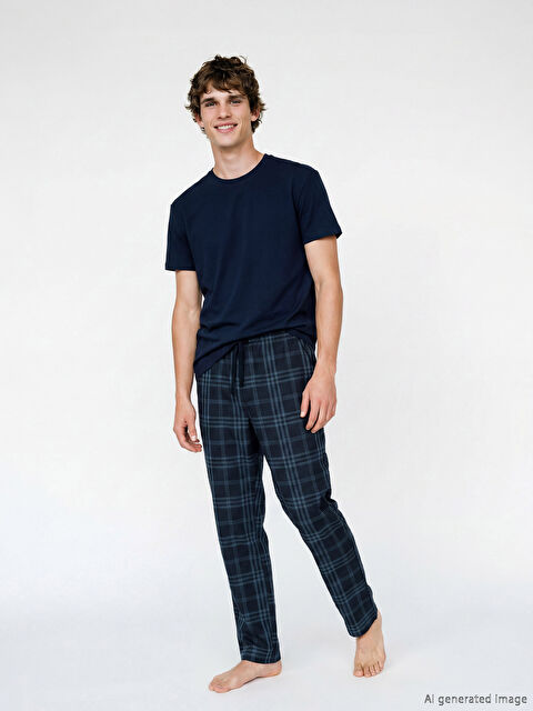 LC WAIKIKI Standart Kalıp Ekose Erkek Pijama Altı