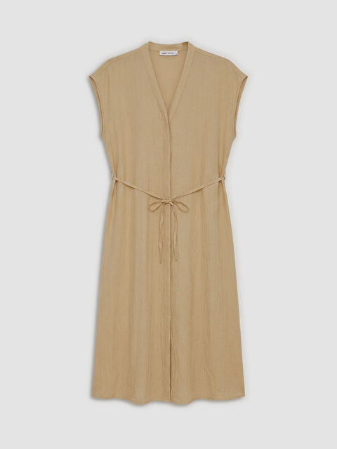 LCWAIKIKI Classic Žena BEŽ haljina