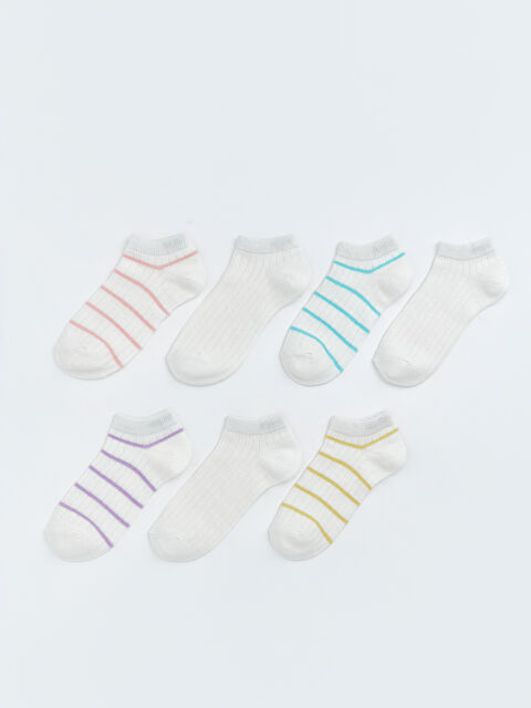 LCW Kids Girls' Trainer Socks 7-Pack