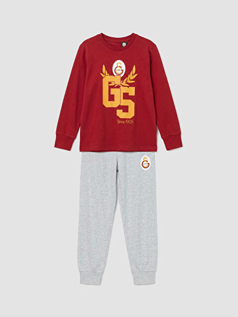 LCW Kids Galatasaray Baskılı Erkek Çocuk Pijama Takım - S6G579Z4-HKD