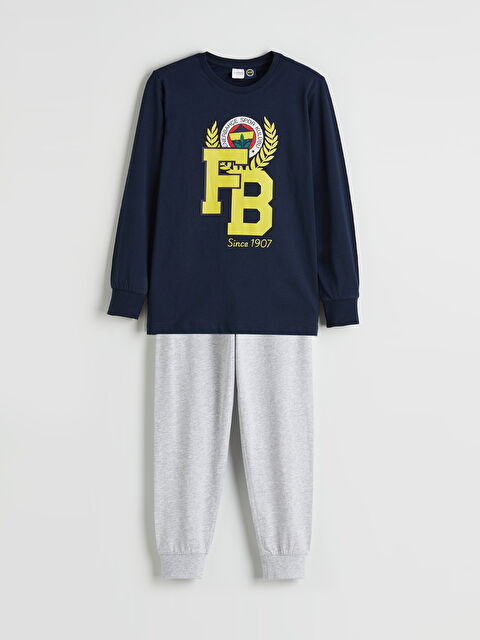 LCW Kids Fenerbahçe Baskılı Erkek Çocuk Pijama Takım - S6G582Z4-HKW