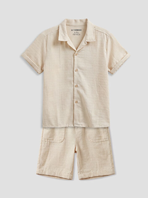 LCW Kids Boy BEIGE Set - S6G597Z1-YY5