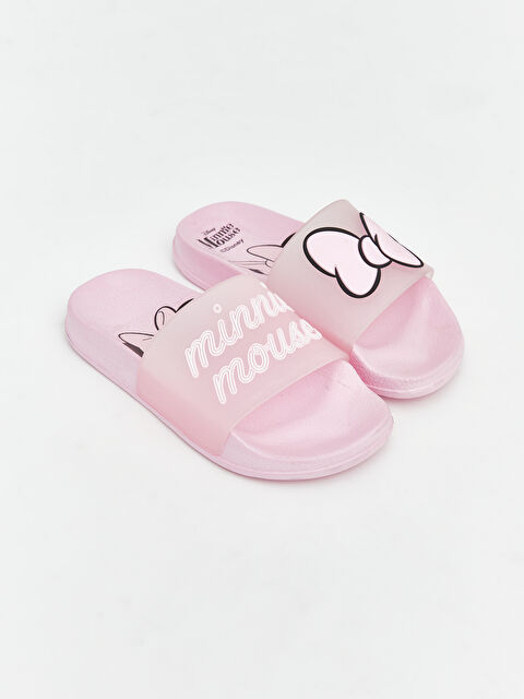 LCW STEPS Minnie Mouse Printed Girls' Slippers