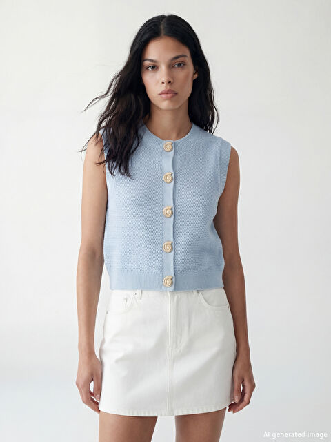 XSIDE Γυναίκα ΜΠΛΕ Γιλέκο - S6G610Z8-DHU