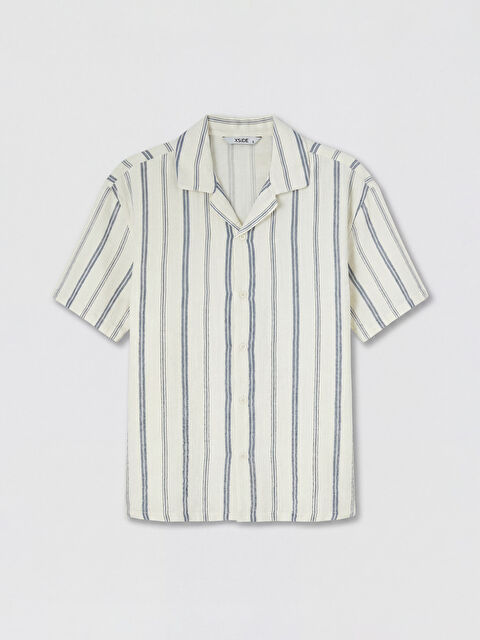 XSIDE Rahat Kalıp Çizgili Erkek Gömlek