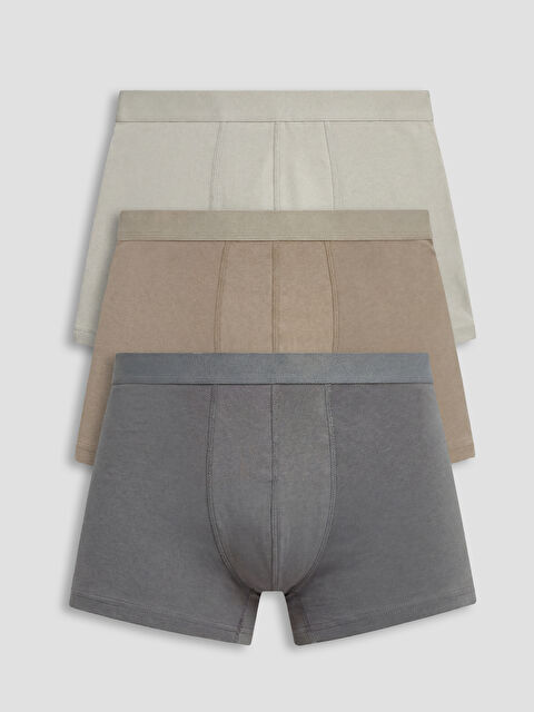 LC WAIKIKI Pamuklu Esnek Erkek Boxer 3'lü
