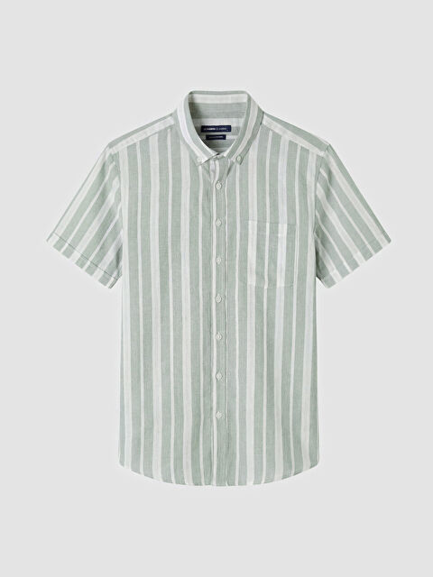 LCWAIKIKI Classic Regular Fit Çizgili Erkek Gömlek