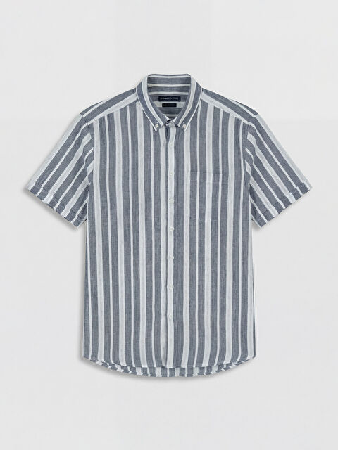 LCWAIKIKI Classic Regular Fit Çizgili Erkek Gömlek