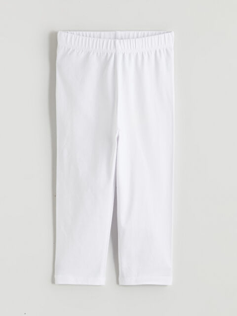 LCW Kids Girls' Leggings with Elasticated Waist - S6G678Z1-Q6K