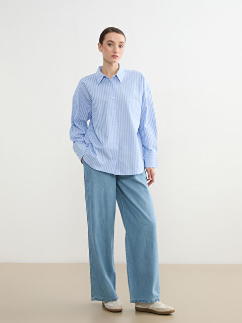 XSIDE ქალი ლურჯი ჯინსი