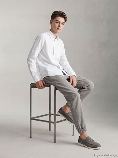 LC WAIKIKI Beli Lastikli Erkek Çocuk Jogger Pantolon