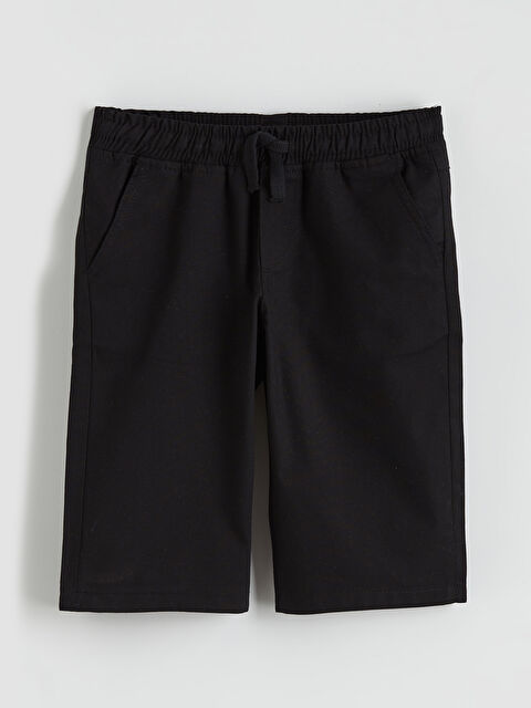 LC WAIKIKI Beli Lastikli Gabardin Erkek Çocuk Şort - S6G699Z4-CVL