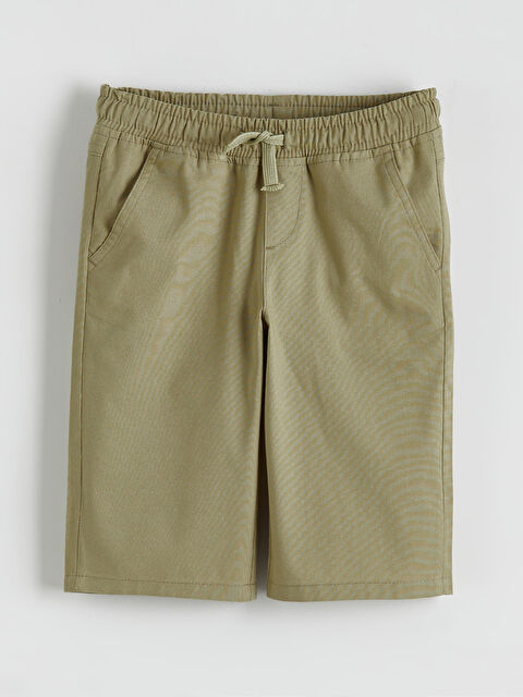 LC WAIKIKI Beli Lastikli Gabardin Erkek Çocuk Şort - S6G699Z4-ZQE