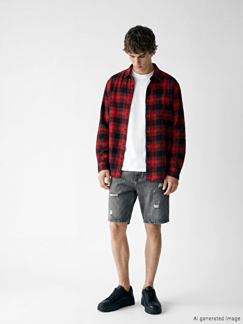 LCW Jeans Man ANTHRACITE Denim Shorts