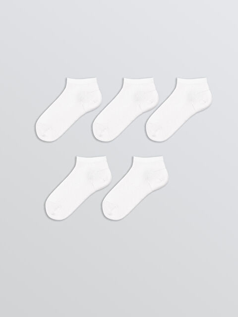 LCW Kids Basic Kız Çocuk Patik Çorap 5'li - S6G714Z4-JYX