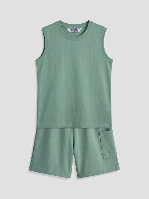 LCW baby Shorts VERT Garçon