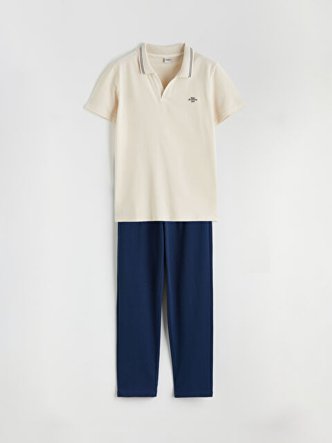 LCW Kids Nakışlı Polo Yaka Erkek Çocuk Takım - S6G811Z4-FT0