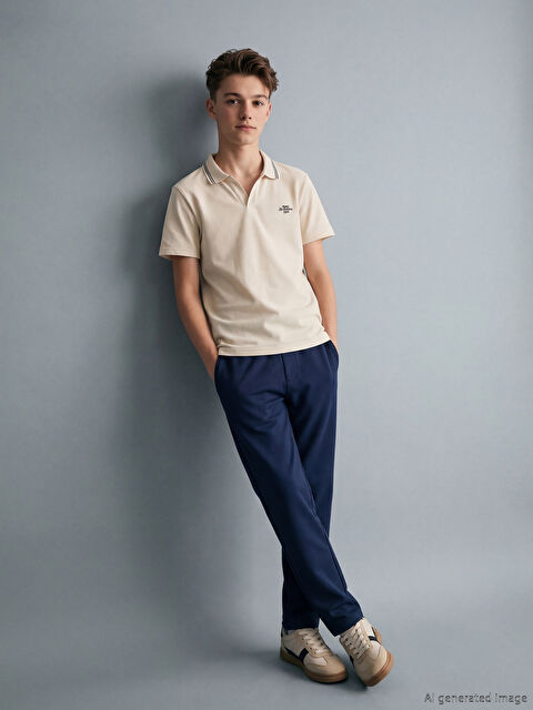 LCW Kids Nakışlı Polo Yaka Erkek Çocuk Takım - S6G811Z4-FT0