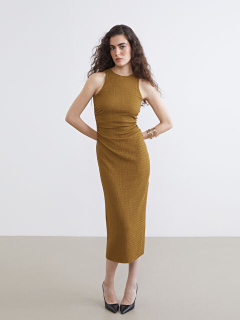 LCW Vision Женщины Зелёный Платье