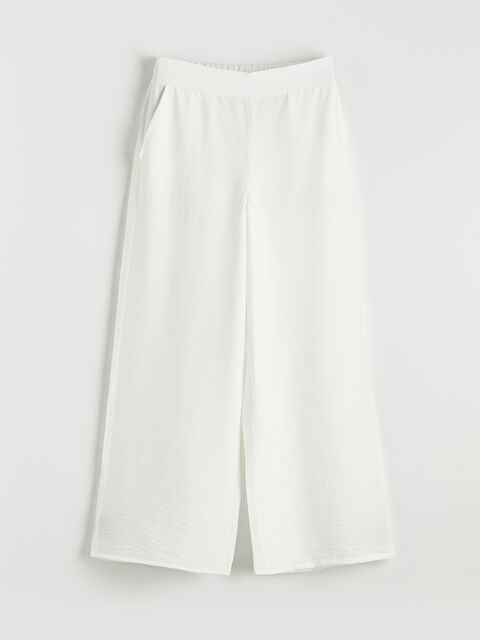 LCW Modest Beli Lastikli Geniş Paça Kadın Pantolon	 - S6G867Z8-QVD