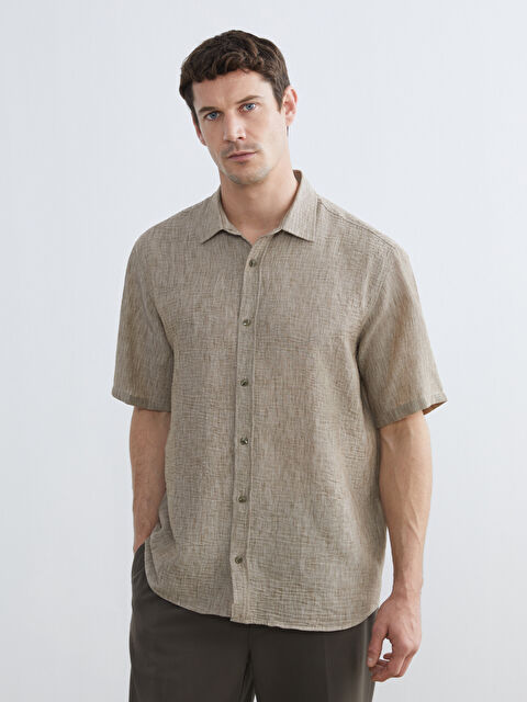 LCW ECO Regular Fit Poplin Erkek Gömlek - S6G876Z8-D3G