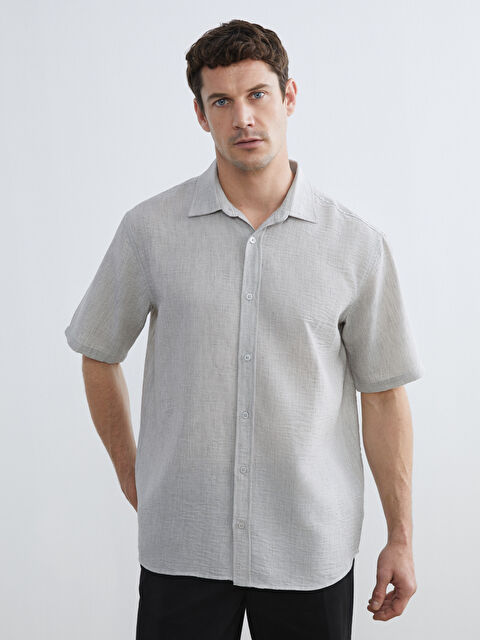 LCW ECO Regular Fit Poplin Erkek Gömlek - S6G876Z8-ZRG