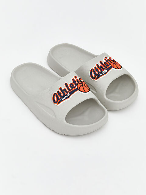 LCW STEPS Basketball Print Baby Boy Slippers - S6G886Z1-ZYB