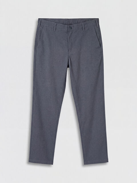 SOUTHBLUE Standart Kalıp Keten Karışımlı Erkek Pileli Pantolon