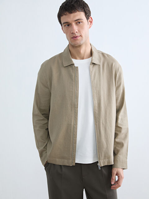 SOUTHBLUE რეგულარული მორგების საყელოიანი მამაკაცის ქურთუკი