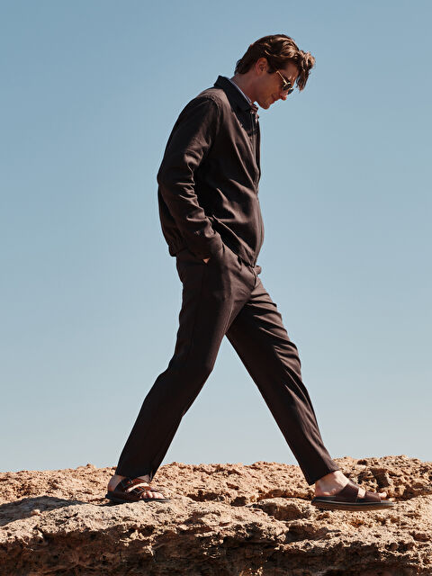 SOUTHBLUE Regular Fit Gömlek Yaka Erkek Mont