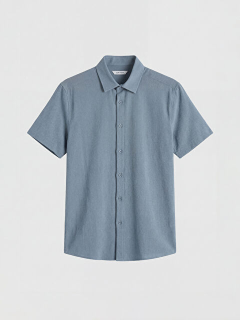 LCW Vision Regular Fit Erkek Dokulu Gömlek