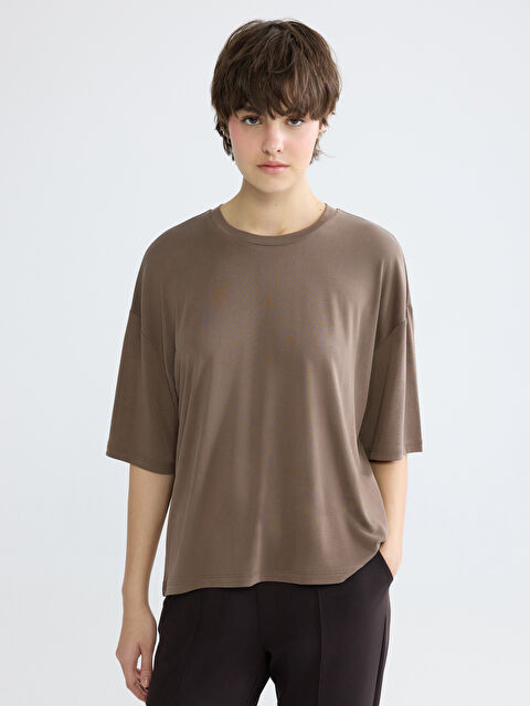 XSIDE Жена Кафяво Тениска - S6G938Z8-PS7