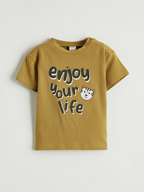 LCW ECO Baskılı Erkek Bebek Tişört - S6G945Z1-GTT