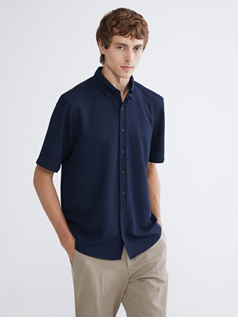 SOUTHBLUE Мужчины Синий Рубашка