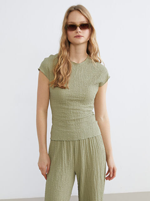 XSIDE Әйелдер ХАКИ Блузка - S6G985Z8-ZS5