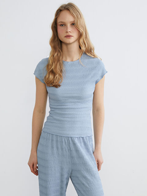 XSIDE Әйелдер ИНДИГО Блузка - S6G986Z8-1UE